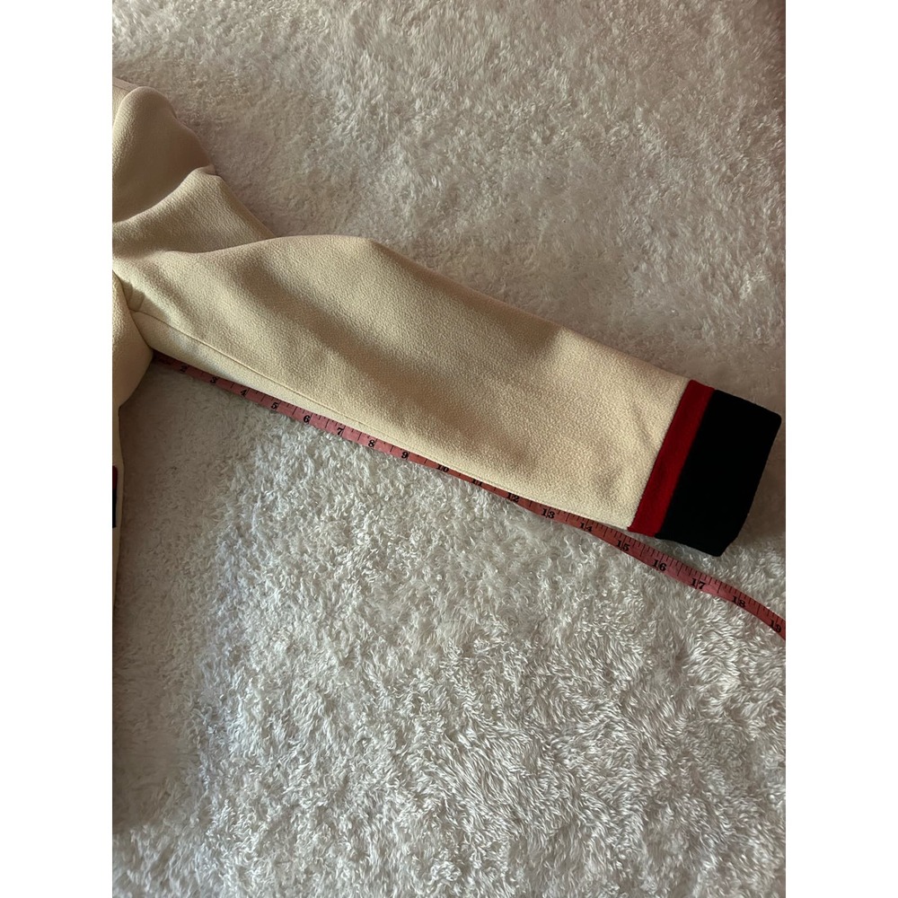Classy MILLY Of New York Wool Red,Blue & Cream Blazer Size 4 - Picture 5 of 7